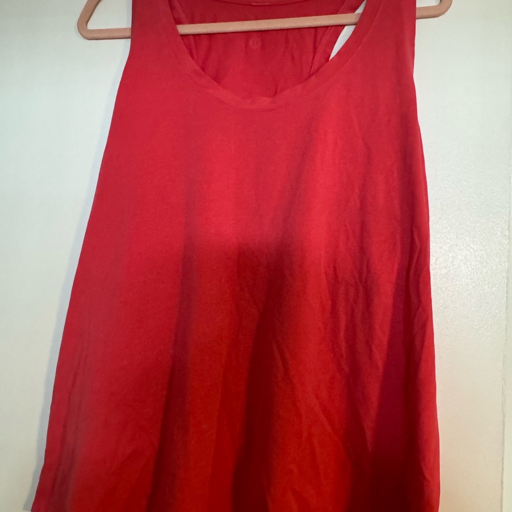 Red Sleeveless Women's Top